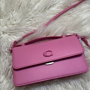NWT Coach Juno In vivid pink shade